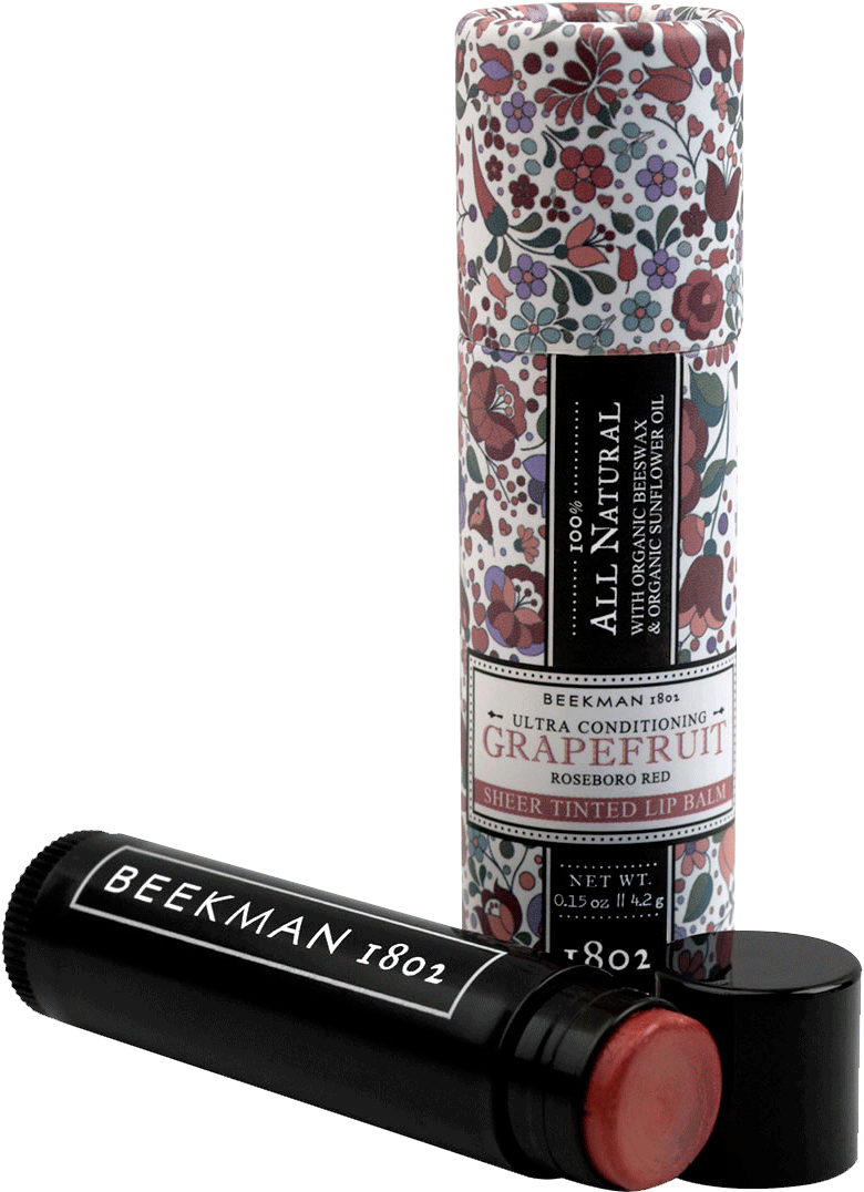 Honeyed Grapefruit Sheer Tinted Lip Balm Stick - Beekman 1802 All Natural Lip Balm (orange Blossom) (1200x1200), Png Download