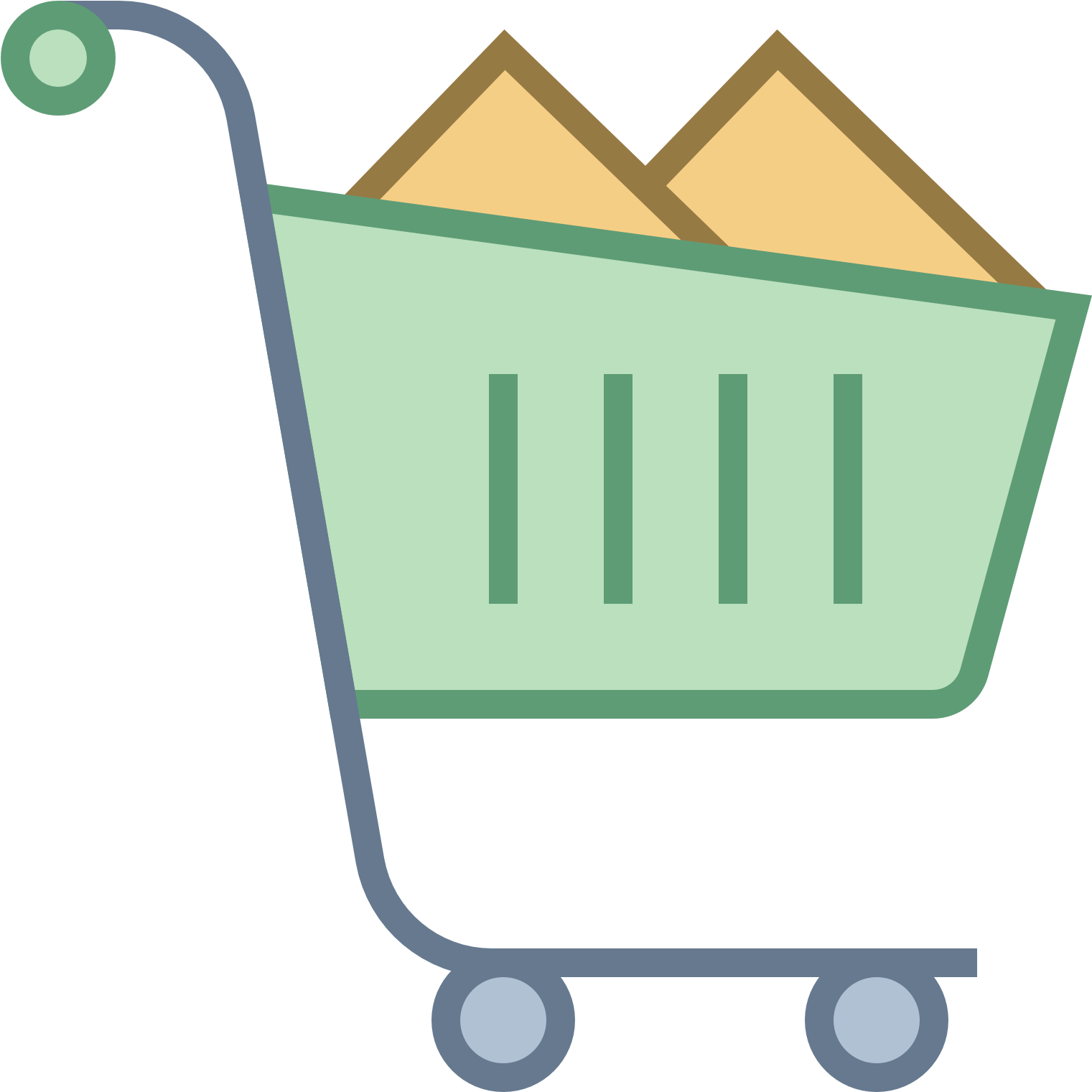 Carrinho De Compras Carregado Icon - Buy Icon (1600x1600), Png Download