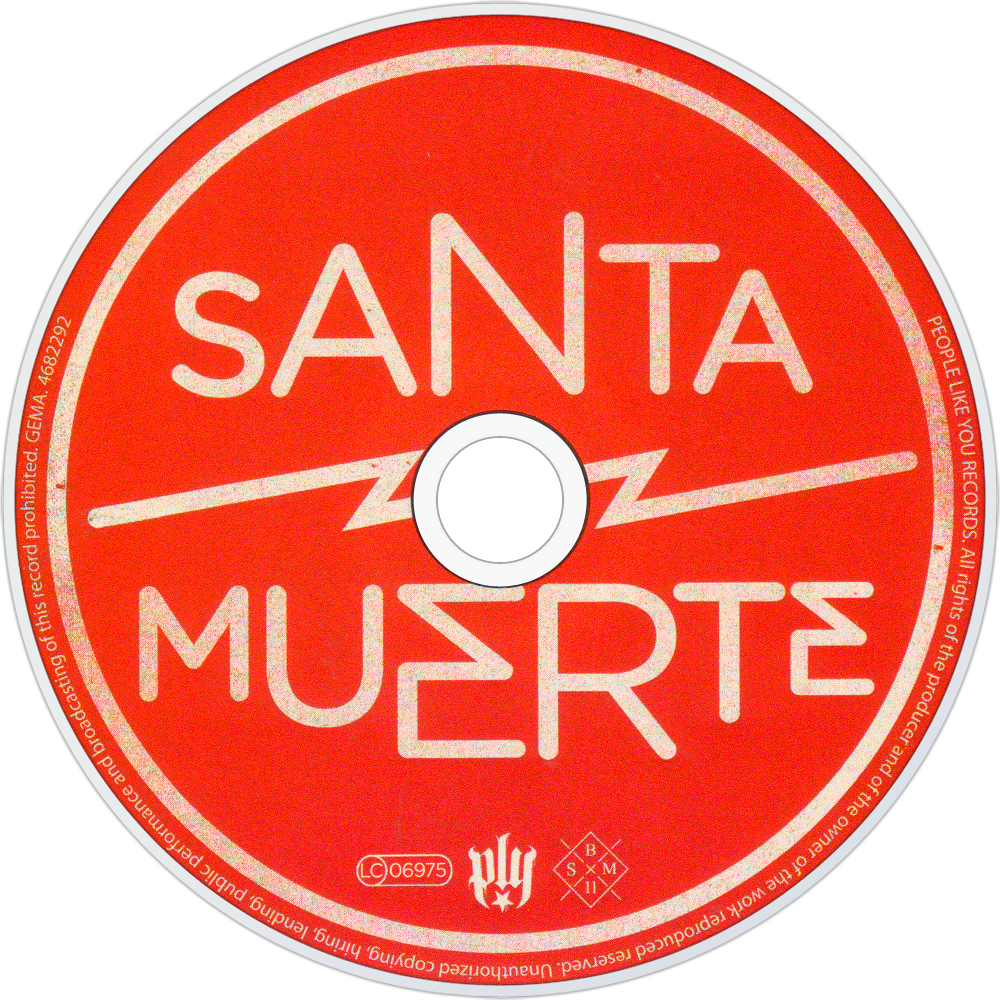 Broilers Santa Muerte Cd Disc Image - Broilers Santa Muerte Cd (1000x1000), Png Download