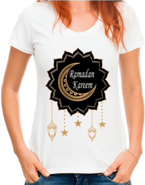 Ramadan Kareem Women's T-shirt - Faith Hope Love T Shirt Design (600x600), Png Download