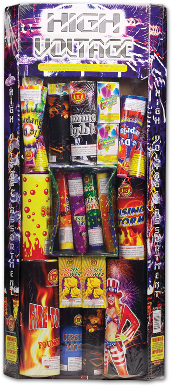 High Voltage - Keystone Fireworks Of (800x800), Png Download