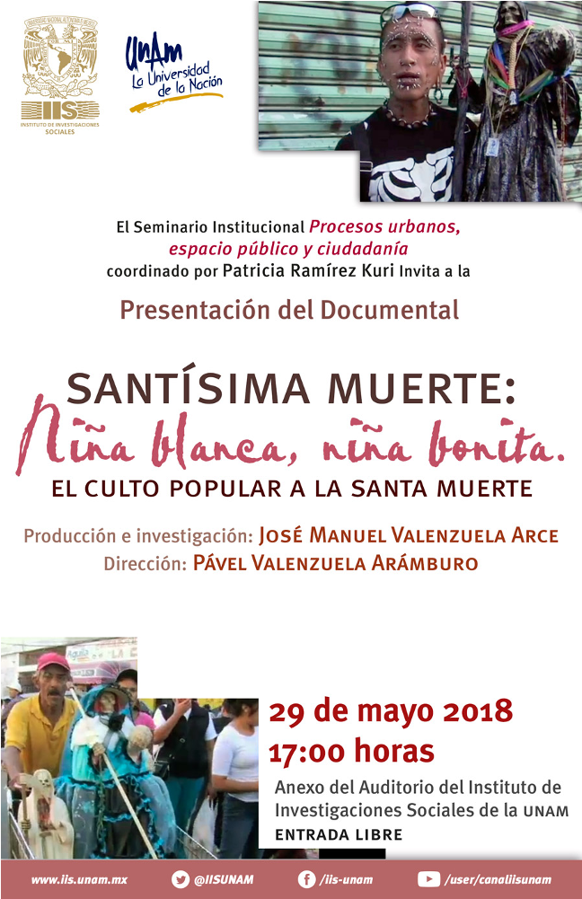 Proyección Del Documental “santísima Muerte - Flyer (1000x1000), Png Download