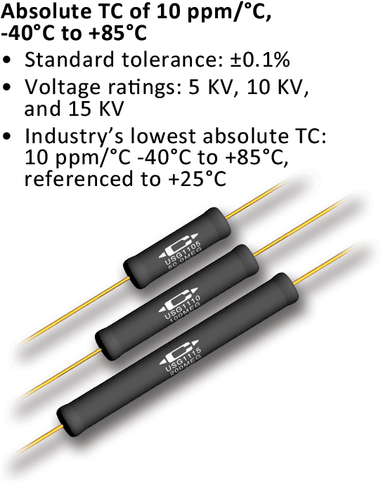 Type Usg Ultra-stable Low Tc Precision High Voltage - River Typography (552x732), Png Download