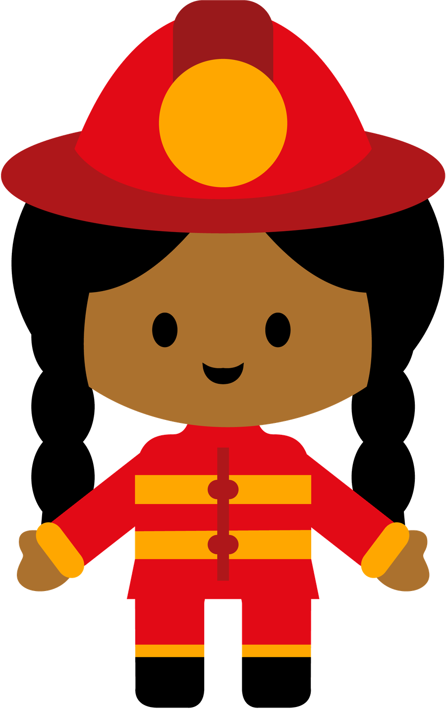 Bombeiros E Pol Cia Minus Children Pinterest - Firefighter Boy Cartoon (900x1430), Png Download