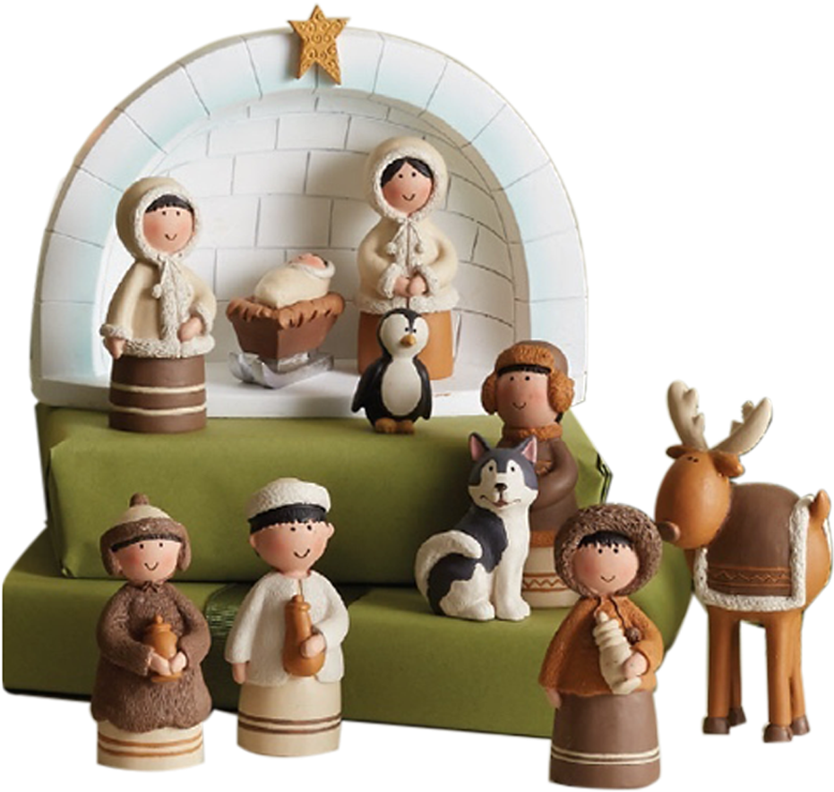 Arctic Nativity - Blossom Bucket, Inc. Arctic Nativity (11 Piece Set) (1000x1000), Png Download
