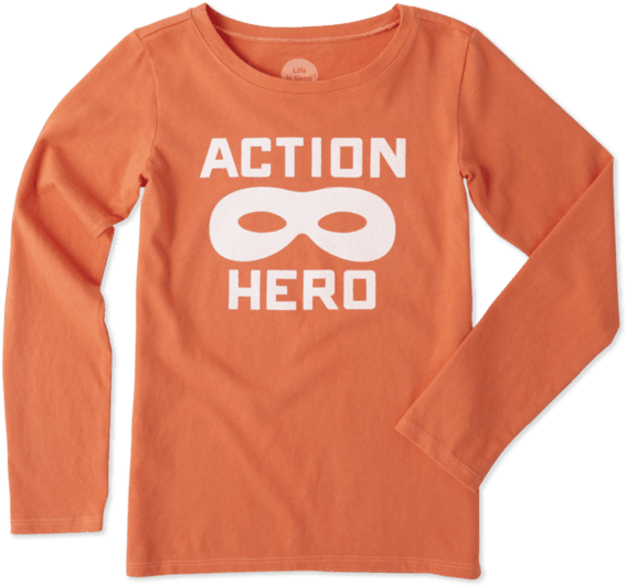 Life Is Good Boys Action Hero Mask T-shirt (570x570), Png Download