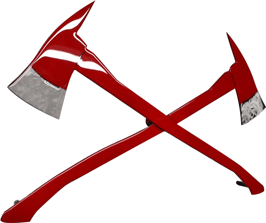 Free Download Fire Axes Clipart Larp Axe Firefighter - Firefighter (1036x847), Png Download