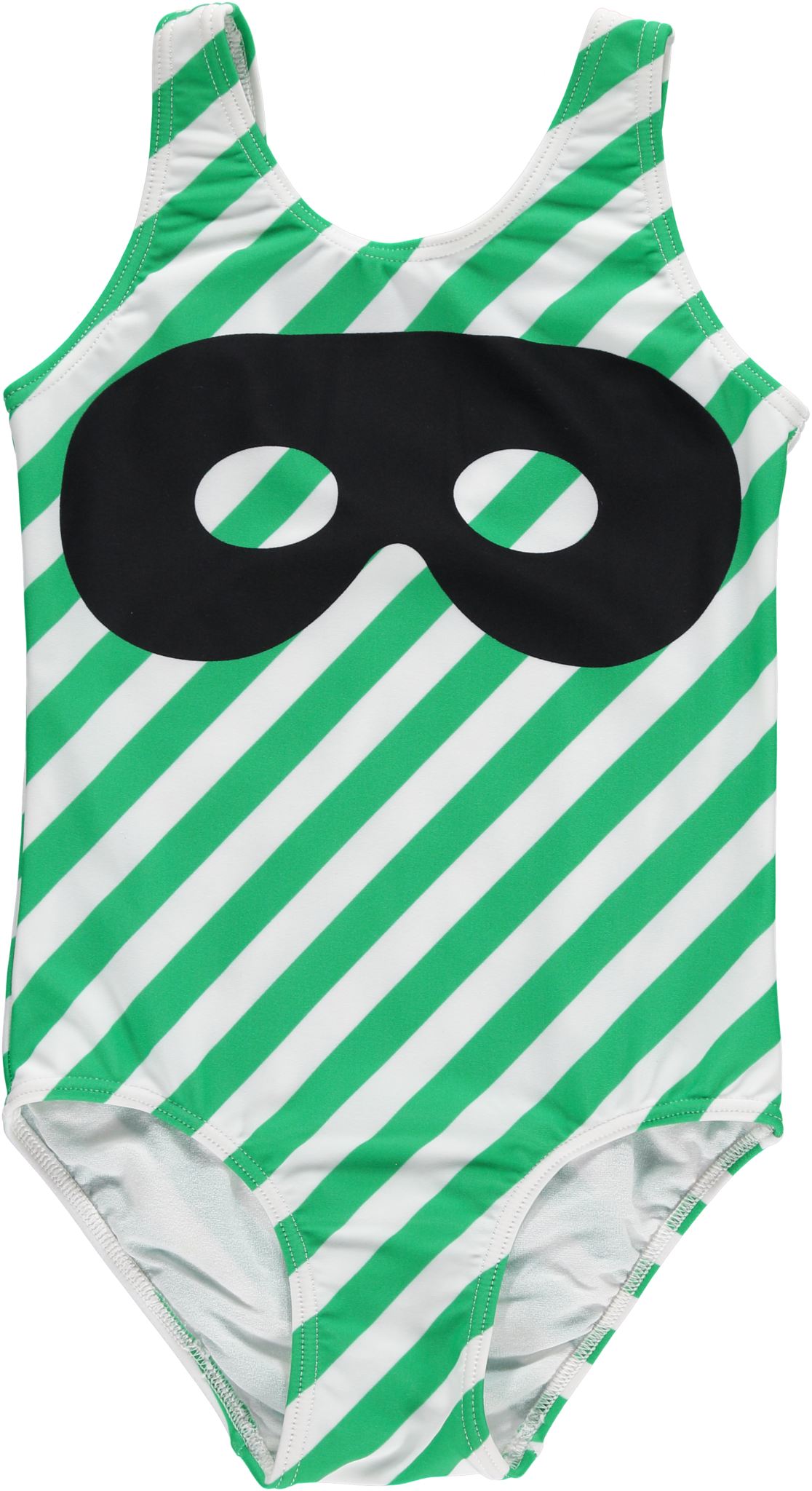 Swim Suit, Vanilla & Grass Green, Diagonal Stripes - Swimsuit (1116x2048), Png Download