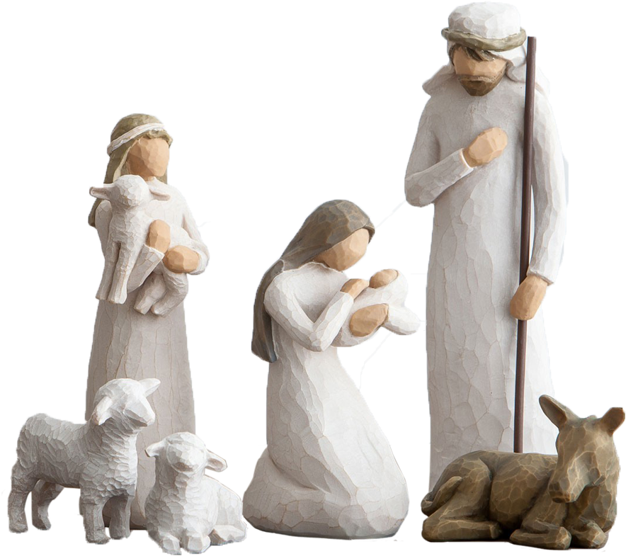 Unique Nativities To Help You Start Or Build Your Collection - Awe And Wonder - Willow Tree Nativity (1000x1000), Png Download
