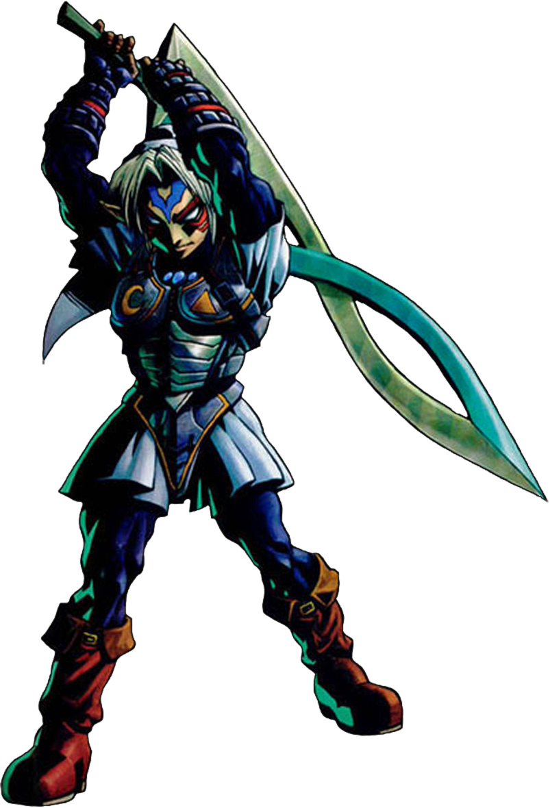 Fierce Deity Link - Link Zelda Majora's Mask (803x1180), Png Download