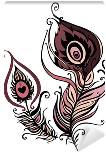 Beautiful Stylized Peacock Feather - Free Ffffound Tato Golden King (400x400), Png Download