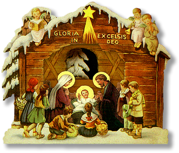 Creche Clipart - Creche Clip Art (575x491), Png Download