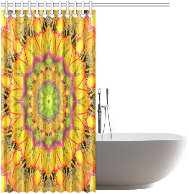 Beach Grass Golden Red Foliage Abstract Fall Days - Interestprint Kraken Shower Curtain Octopus Decor For (800x800), Png Download