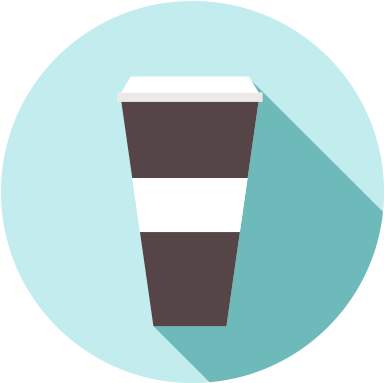 Coffee Icon Vector Png Download - Coffee Vector Icon Png (1200x628), Png Download