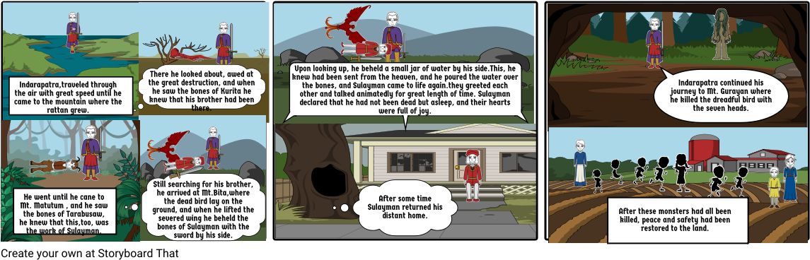Inrapatra At Sulayman - Indarapatra At Sulayman Comics Tagalog (1164x385), Png Download