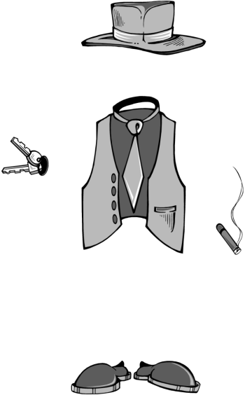 Invisible Person Cliparts - Invisible Man Clipart Gif (350x564), Png Download
