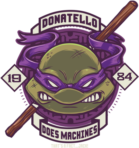 4418856-hedoesmachines 156 Kb - Donatello Sticker (630x630), Png Download