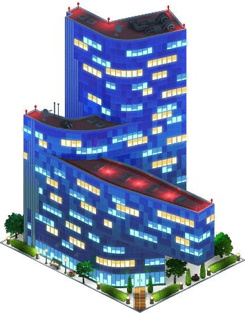 Gas Company Headquarters - Commercial Building (355x454), Png Download
