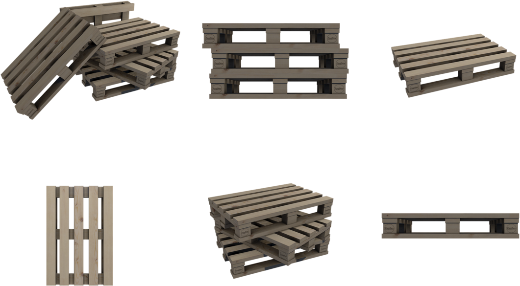 Pallet Wooden Vector (1130x635), Png Download