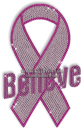 Bling Ribbon And Letter Hot Fix Sequins Motif - Simbolo De La Libertad (450x450), Png Download