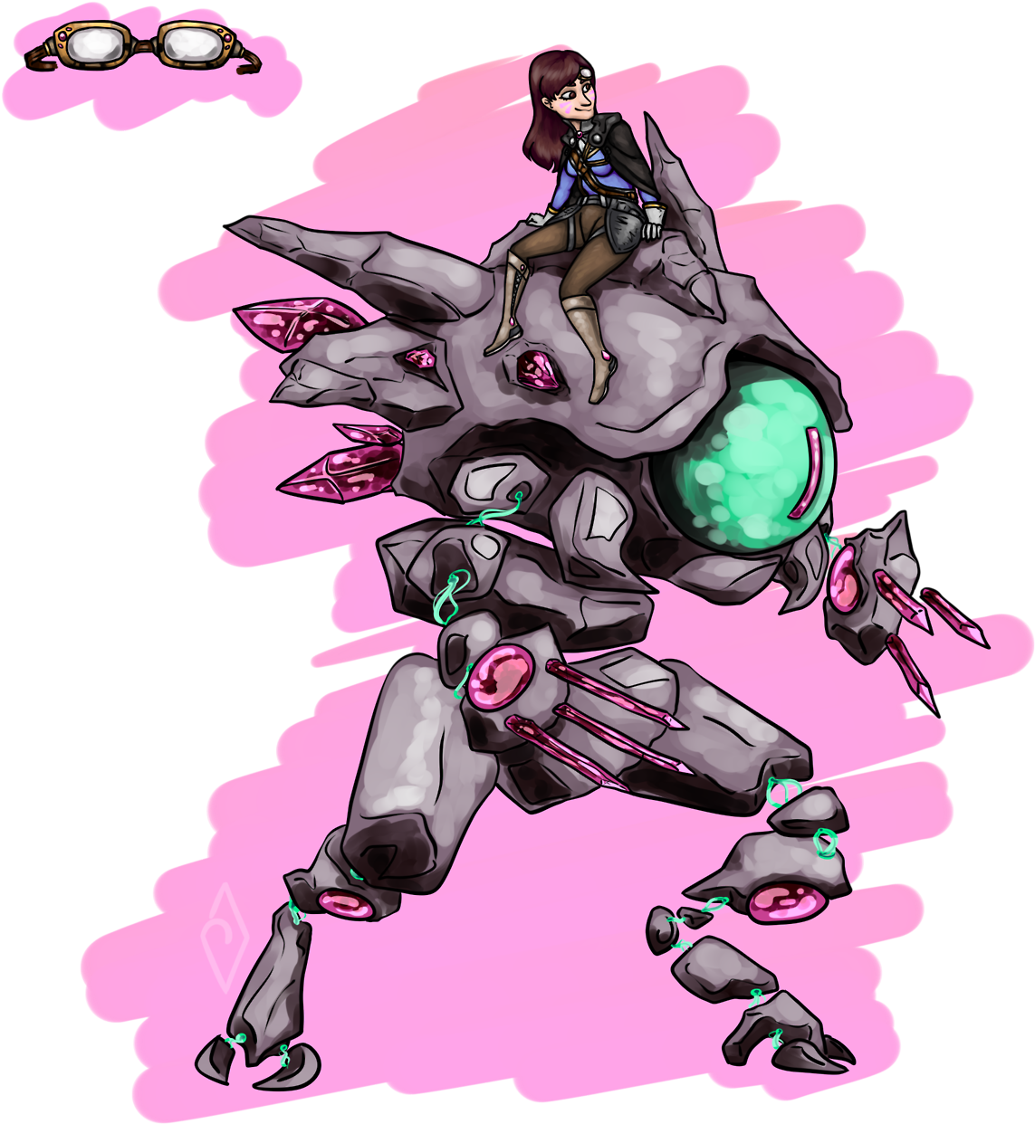 A Reference For Someone I'm Rping An Overwatch Dnd - Legendary Creature (1280x1280), Png Download