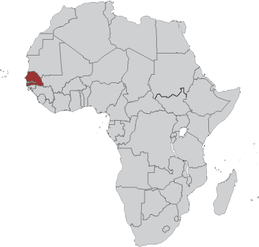 Bilateral Trade By Sector - Djibouti In Africa Map (378x360), Png Download