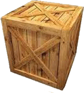 Plywood Pallet - “ - Wooden Crate (500x500), Png Download