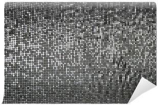 A Wall Of Sparkling Silver Sequins Wall Mural • Pixers® - Ella And Viv Paper Company Garment District Sparkling (400x400), Png Download