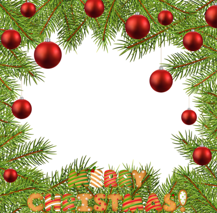 0, - Christmas Hearts Transparent Frame (600x587), Png Download