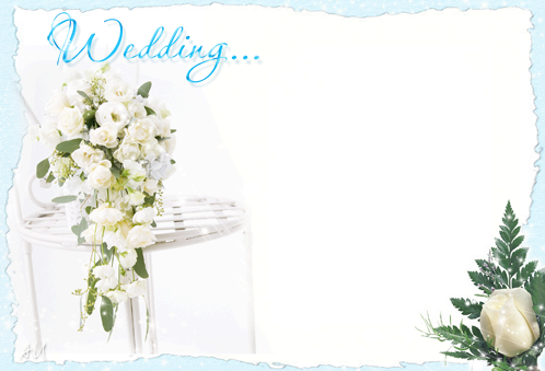 Rosas Blancas De La Boda - Married Picture Frames Free Transparent Designs (498x339), Png Download