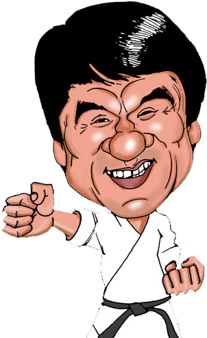 Free To Use Public Domain Famous People Clip Art Clipart - Jackie Chan Png Cartoon (500x500), Png Download