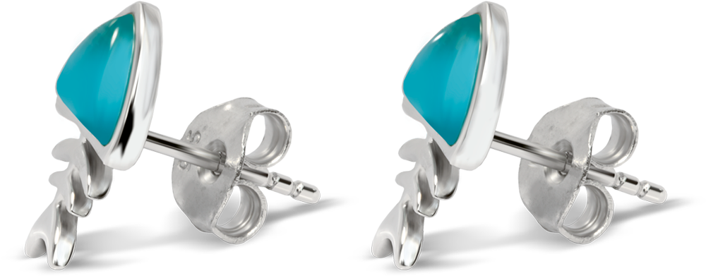 Bonefish Stud Earrings Sailor - Earring (1280x1280), Png Download