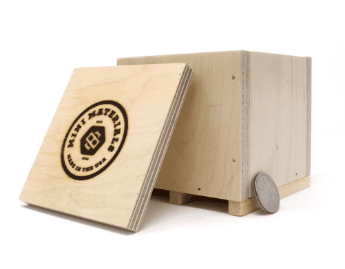 12 Scale Wood Crate For Pallet Of Cinder Blocks From - Pallet (500x500), Png Download