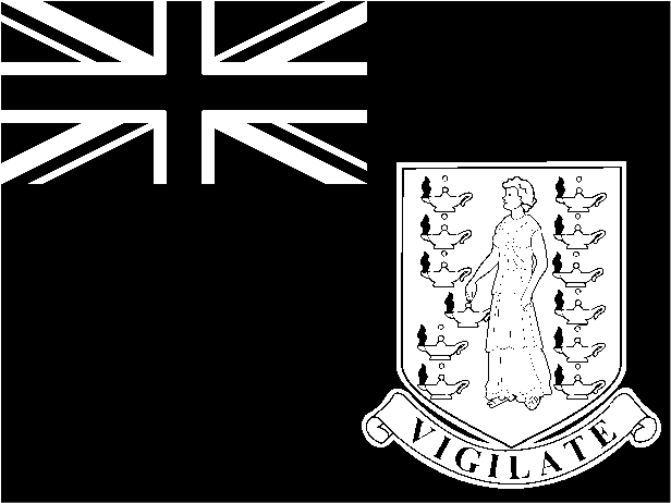 Flag Of Us Virgin Islands Logo Black And White - Flag (2400x1800), Png Download