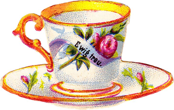 Belle Epoque Tea Cup No - Teacup (730x463), Png Download