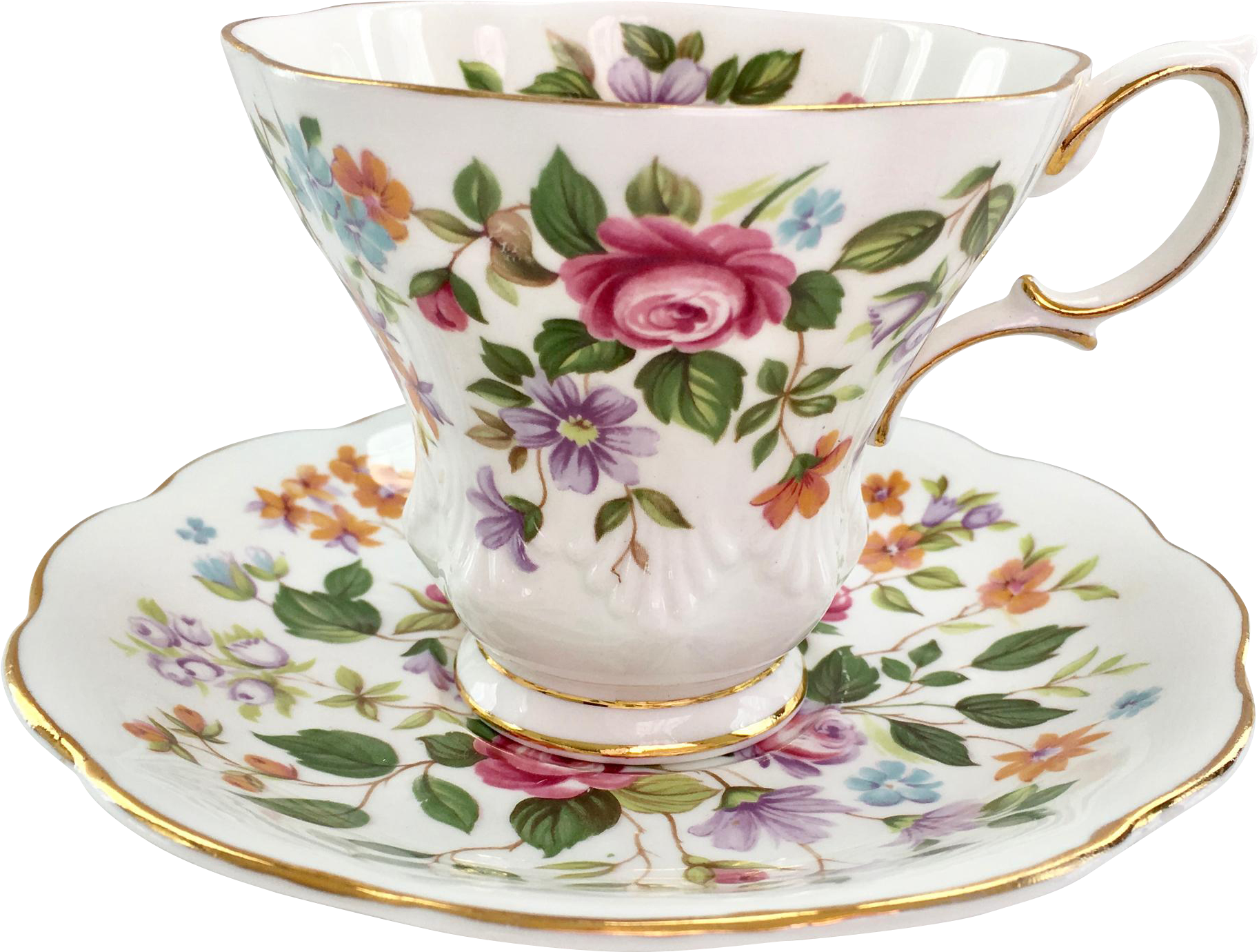 Royal Albert Bone China Random Harvest Series Devon - Teacup (1825x1825), Png Download