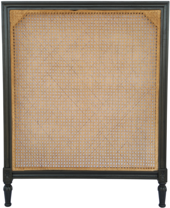 X Wood Caned Kelty Headboard - Bidk Home Kelty Twin Caned Headboard (437x480), Png Download