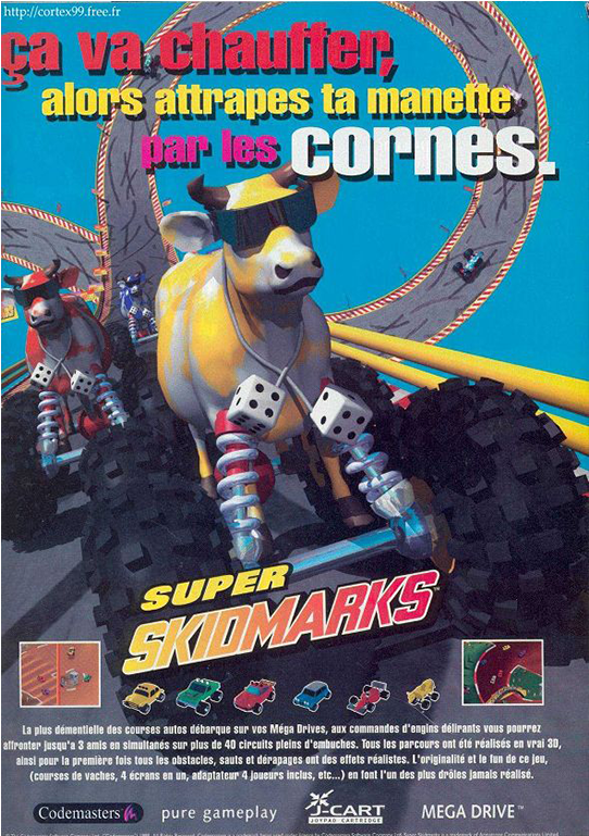 Super Skidmarks (768x768), Png Download