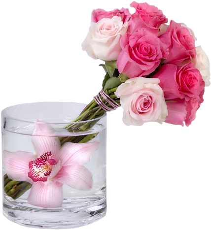 Arreglos Florales Cumpleaños Png - صور صباح الفل والياسمين (445x500), Png Download