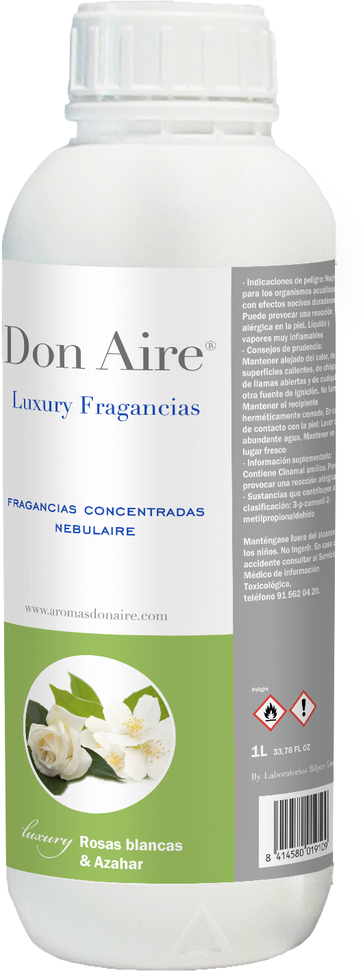 Rosas Blancas & Azahar Fragancia Concentrada Nebulaire - Perfume (567x1500), Png Download