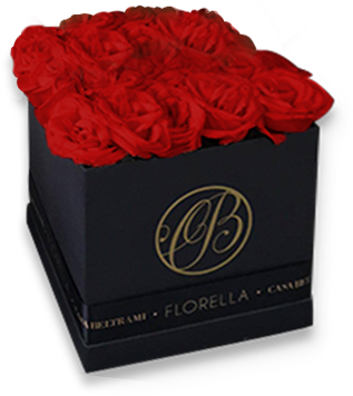 Caja Cuadrada De Rosas Rojas - Garden Roses (600x600), Png Download