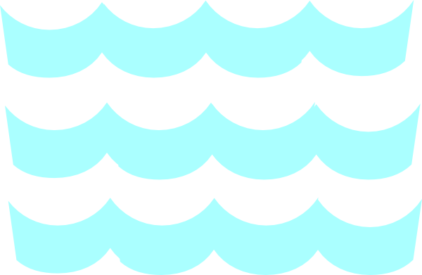 Wave Pattern Clip Art - Wave Pattern Simple (600x391), Png Download