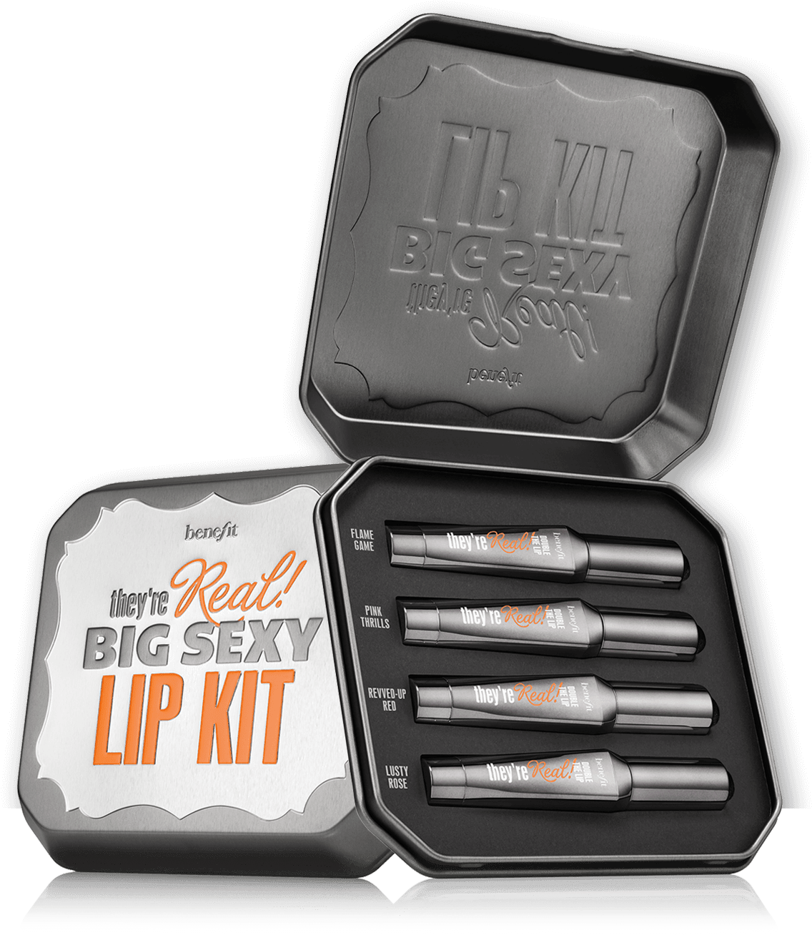 Big Sexy Lip Kit Contains Bright And Matte Lipstick - Benefit 'they're Real Big Sexy Lip' Kit (1220x1380), Png Download