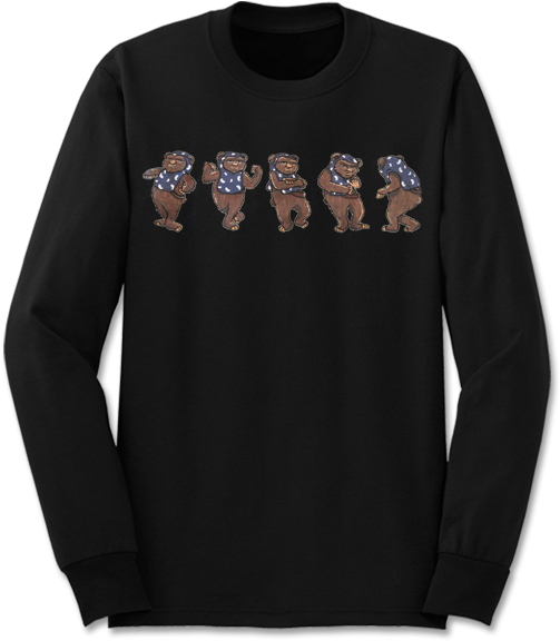 C-wok Long Sleeve Blk V=1490209612 - New Orleans Saints Youth Team Logo Long Sleeve T-shirt (600x600), Png Download