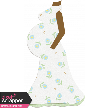 Oh Baby Pregnant Woman Silhouette - Digital Scrapbooking (456x456), Png Download