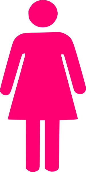 Pregnant Woman Silhouette Clip Art Pink Buzucs Clipart - Women Never Understand Men (300x597), Png Download