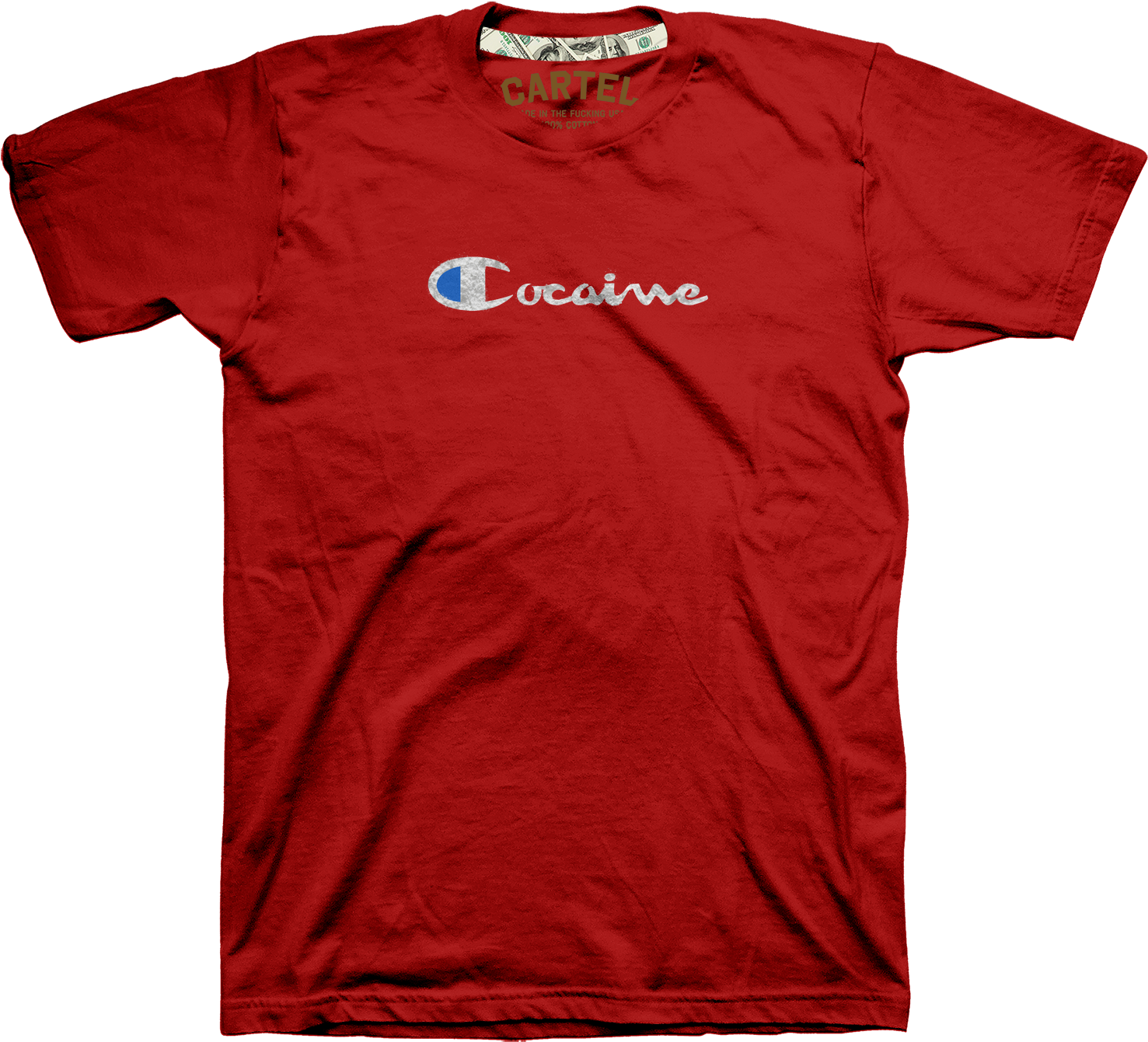 Champion - T Shirt (1500x1363), Png Download