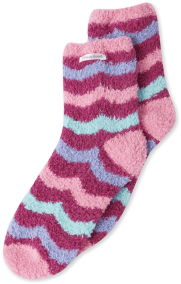 Wave Pattern Snuggle Socks - Sock (570x570), Png Download