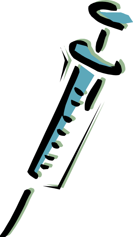 Medical Clipart - Syringes - Clipart Medical (506x900), Png Download