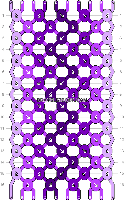 Normal Pattern - Friendship Bracelet Patterns Watermelon (430x680), Png Download